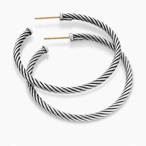 David Yurman Cable Hoop Earrings